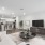 Modern furnishings in open concept townhome at The Harper Trout River