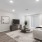  Furnished townhome living room at The Harper Trout River